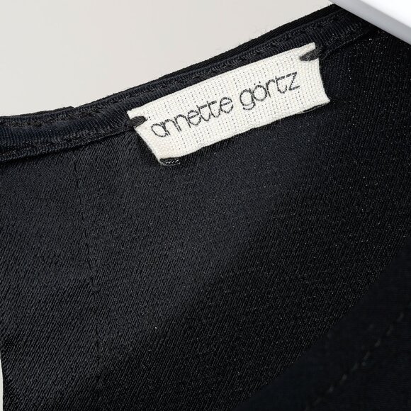 Annette Gortz 2018 Sofia Black Shift Dress, Size S - Picture 5 of 11